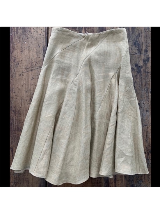 Daryl k Dresses & Skirts - Metallic Gold/beige a line midi skirt